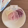 Elástico de Cabelo Infantil de Malha Larga Dopamina, Elástico de Alta Elasticidade, Argola de Cabelo Estilo Fresco, Acessório de Cabelo Versátil