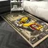 Alfombra de Dólares de Dibujos Animados Creativa Alfombrilla de Suelo de Billetes de Banco para Cocina Felpudo para Puerta de Entrada del Hogar Alfombrilla Resistente a Manchas para Baño