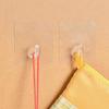 Gancho Adhesivo Transparente Sin Perforaciones Sin Marcas Gancho de Garra Parche Multifuncional para el Hogar Sin Marcas Gancho de Cuerno Gancho para Abrigo de Baño