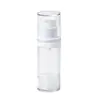 Frasco a vácuo de camada única para loção, 30ml/50ml, para amostras de produtos de skincare, dispensador de loção, frasco a vácuo portátil