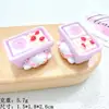 Juguete de Comida Simulada Cuchara Hecha a Mano Caja de Yogur Accesorios de Resina Pegamento de Crema para Manualidades Pasador Caja de Joyería Material para Joyería