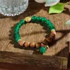 Nuevos brazaletes de estilo étnico, brazaletes de cristal hechos a mano de nicho para estudiantes, niñas, parejas y mejores amigos, al por mayor