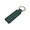 Chaveiro de Couro PU Granulado Logo Personalizado Presente de Promoção de Evento Simples Cor Pura Chaveiro de Couro para Pendurar