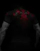 Breathedivinity 2025 Ropa Deportiva para Hombre Manga Corta Fitness Mallas de Secado Rápido