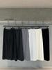 Venta de Liquidación, Sin Devoluciones ni Cambios, Estilo Coreano Minimalista Suave y Grueso Cachemira Sintética Ajustado Cintura Elástica Pierna Recta Pantalones Casuales 250300