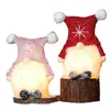 Decoraciones de Muñeca sin Rostro Navideña Transfronteriza Tienda de Muñecas Luminosas Adornos para Escaparates Muñeca Regalo para Niños