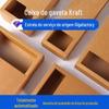 Caixa de gaveta de papel kraft dobrável, produtos de saúde, roupa íntima, meias, caixa de embalagem, bolo lunar, gema de ovo, chá crocante, caixa de presente com aroma de chá
