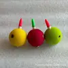 Pesca Nocturna Luoyang Bola Señuelo Pesca Boya Bola Flotante Electrónica Automática Buscador de Fondo Bola Luminosa Eva Cambia de Color Flotador Luoyang