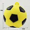 Llavero Creativo de Fútbol Muñeco Estéreo Colgante para Bolso Fútbol Tenis Baloncesto Rugby Estudiante Colgante para Mochila Escolar