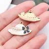 Accesorios de Joyería Vintage DIY Transfronterizos, Dijes Estampados Esmaltados para Bolsos, Pendientes Creativos, Collares, Colgantes para Llaves