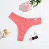 Nueva Ropa Interior en Forma de T para Niñas, Levanta Glúteos y Control de Abdomen, Ropa Interior en Forma de T Acanalada para Mujeres, Panties Tipo T de Algodón Transpirable de Cintura Baja Fabricante Venta al Mayoreo