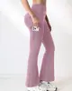 Calça de Yoga Popular Transfronteiriça Casual Bumbum de Pêssego Fitness Longa Controle de Barriga Esportiva ao Ar Livre Cintura Alta Boca Larga Roupa de Trabalho para Mulheres