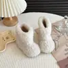 Zapatos de Algodón para Niños de 3-6-8 Años Zapatos Cálidos para Bebé Zapatos Peludos para Niñas Botas de Algodón Cálidas de Invierno Zapatos Antideslizantes para Niños