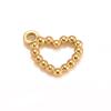Colgante de amor tridimensional en forma de corazón de acero inoxidable fundido hidráulicamente transfronterizo, collar, pulsera, pendientes, accesorios de joyería