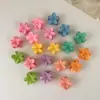 Presilha de Garra Pequena Colorida Fofa Transfronteiriça para Rabo de Cavalo Alto para Mulheres, Presilha de Flor para a Parte de Trás da Cabeça, Acessório de Cabelo para Meninas com Cabelo Grosso