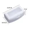 Salón de Uñas Usa Alcohol para Limpiar Herramientas de Uñas, Caja de Esterilización Interna para Tatuajes y Tijeras para Cutícula, Caja de Limpieza de Suministros para Uñas Removible y Lavable