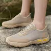 Venta al por mayor transfronteriza de modelos nuevos de verano de Zapatos de Senderismo de Malla Transpirable para Hombre, Zapatos de Senderismo para Exteriores, Zapatos Deportivos Modernos Resistentes al Desgaste, Zapatos de Caña Baja