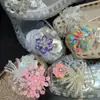 Coreia do Sul Mesmo Estilo Flor de Lantejoula Flor de Sapato Brilho Diamante Miçanga Feita à Mão Estilo Coreano Doce Alto Senso Flor Decorativa para Sapato Joia de Sapato