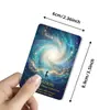 18 cartas oráculo misteriosas del cielo estrellado, cartas de guía de energía cósmica, cartas de adivinación espiritual de alto valor
