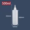 Garrafas Transparentes para Dispensar no Atacado, Garrafas com Ponta de Squeeze, Água Medicinal para Comerciantes, Pigmento, Aquarela, Mistura de Cores, Garrafas Vazias de Gotejamento Pequenas