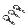 Llavero de Metal Aleación de Zinc Hebilla Pequeña Tipo C Hebilla de Ocho Hebilla Giratoria Juguete DIY Accesorios de Ferretería para Llaveros de Muñecas