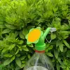 Florero de plástico para el hogar con pico largo, regadera pequeña, regadera, cabezal de regadera, herramienta de riego