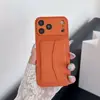 Adequado para capa de celular iPhone 18 Pro Max, capa flip de couro lisa com porta-cartões, capa anti-queda de proteção total para Apple 17, 16 capa de couro, transfronteiriço