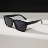 Gafas de Sol Transfronterizas de Moda Europeas y Americanas 2025, Gafas de Sol Versátiles con Montura Cuadrada Simple, Gafas de Sol de Moda Estilo Callejero