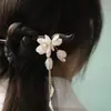 Nueva Horquilla de Sándalo Estilo Chino Cabeza Redonda Simple Horquilla de Verano Accesorios Estilo Antiguo para Mujer Dinastía Han Adorno para Cheongsam Venta al por Mayor