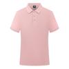 Algodão longo grampo corporativo workwear camisa polo camisa cultural personalizada recepção restaurante workwear profissional grupo roupas logotipo impresso