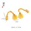 Acessórios de Pingente Amarelo Nobre Banhados a Ouro Antigo com Alta Retenção de Cor Banados a Cobre Acessórios para Joias Artesanais DIY Estilo Chinês Corrente de Extensão