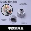 Máquina de Espuma para Lavado de Autos Accesorios Juego Completo Tienda de Belleza Automotriz Boquilla Máquina de Agua con Cera Válvula Cubo de Espuma Pistola de Espuma