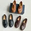 Qualidade Premium! Sapatos Casuais de Couro Masculinos Italianos de Primeira Linha, Mocassins Derby Feitos à Mão com Lavagem Vintage