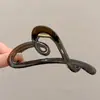 Pinza para el pelo de verano estilo ins con bloques de color para mujer, pasador lindo de lunares japoneses para niña, pinza de tiburón grande para recogidos.