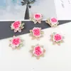 Presilha de Cabelo Flor Laço Doce Infantil Par de Faixa de Cabelo para Bebê Fofo Faixa de Cabeça Menina Pequena Elástico Acessórios de Cabelo