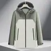 Chaqueta Antiestática de Una Sola Capa para Primavera y Otoño, Chaqueta de Trabajo, Ropa de Trabajo de Manga Larga, Cortavientos, Logo Bordado Impreso Personalizado