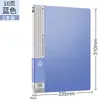 Carpeta Portadocumentos Gruesa A4 100 Páginas Transparente Inserción Múltiples Capas Carpeta de Archivos Carpeta Bolsa de Almacenamiento Suministros de Oficina
