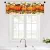1 pieza patrón de múltiples colores patrón cortina corta cortina de cocina media cortina transfronteriza Halloween decoración ventana pequeña poliéster algodón