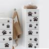 2974 Pegatinas de Pared Multicolor con Huellas de Pata de Perro Gato Dormitorio Hogar Lavavajillas Coche Pegatinas Multifunción Removibles