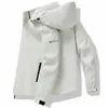 Jaqueta masculina de inverno com forro de fleece, espessada, à prova de vento e à prova d'água, 2025, novo estilo coreano, elegante, moderna, marca, casaco