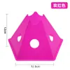 Placa de Sinalização com Furo de Flor Pentagonal Placas de Sinalização para Treinamento de Futebol Cones Obstáculos para Treinamento de Agilidade Equipamentos de Treinamento Esportivo