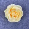 Cabeza de Rosa de Anna 11cm Tela de Seda Flor Artificial Arreglo de Boda Pasador Flores Artesanales Corona Flor Artificial
