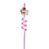 Herramientas de Aprendizaje Parches de Popote Creativos Forma Espiral Colorida Mascota Reutilizable Venta al por Mayor Popotes Creativos