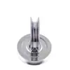 1008 Polea Guía de Acero Cromado 80mm Rueda Guía para Pasar Cable de Acero Guía de Hilo Eléctrico Tensor de Cable para Cables Carrete de Desenrollado Máquina Trenzadora