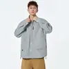 Camisas Casuais Retro Americanas para Homens e Mulheres, Jaquetas Finas de Manga Longa para Primavera e Outono, Roupas Japonesas Soltas para Casais, Jaquetas Versáteis da Moda