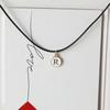 Diy26 Collar con Colgante de Letra Inglesa Estudiante Femenina Pareja Coreana Novia Enviar Novio Cadena Clavícula Cadena de Cuello