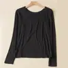 E-commerce Transfronteiriço Europeu e Americano Atacado Modal Roupas de Outono Femininas Finas Quentes Roupa Íntima Sem Costura Tamanho Plus Size Meninas Fortinhas Camada Base