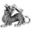 Prata Tailandesa Qianye pingente nacional da moda prata tailandesa masculino dominador moderno personalidade nicho design colar feminino masculino