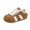 Sapatos Femininos 2025 Inverno Novo Estilo Veludo Leve Tênis Esportivo Forrest Gump Feminino Retro Aumento Sapatos Plataforma de Solado Grosso Bk862-1