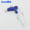 Llave Allen tipo T al por mayor de fábrica CRV hexagonal hexagonal destornillador doméstico mango de plástico herramientas de ferretería